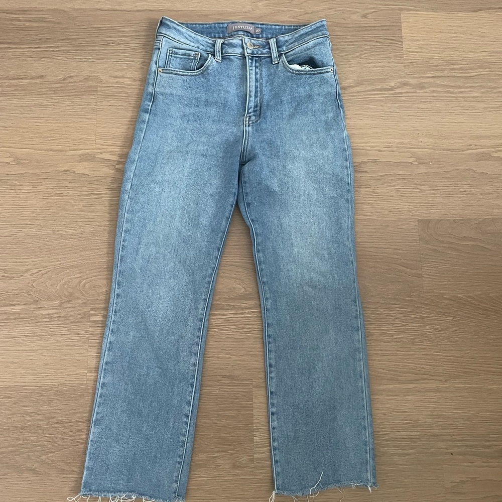 Source Unknown Blue Ankle Cropped Jeans